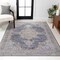 Jonathan Y Wincer Chenille Cottage Medallion Non-Slip Machine-Washable Dark Gray/Yellow 8 ft. x 10 ft. Area Rug WSH202C-8 - alternate 4