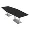 Skutchi Designs Hexagon Conference Table With Power Unit, 48 in W, 120 in L, Black HAR-HEX.IR-48X120-DOU-U999ST19-NA - alternate 6