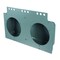 Grote Lighting 4in Round Light Mounting Module, Powder-Coated Steel, Gray, Rectangular,  51090 - alternate 5