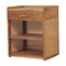 Homeroots 23" Brown Solid Wood One Drawer Nightstand 651567 - alternate 9