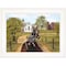 Homeroots Amish on Sunday Drive 1 White Framed Print Wall Art 406392 - alternate 1