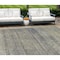 Homeroots 8' X 10' Khaki Beige And Gray Striped Washable Indoor Outdoor Area Rug 588091 - alternate 1