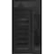 Vdomdoors Aluminum Door Iron 0188 Black Entry Steel Metal Classic Painted 52 x 94 (36+16 x 80+14)-Left Inswin IRON0188EXD-BLK-W36+16xH80+14-LH-I - alternate 1
