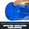 Magnum Tool 32 Gallon Trash Can, High-Vis Blue, Construction Grade, Heavy Duty Plastic CMTC-C000-32B01 - alternate 3