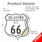 Signmission Oklahoma Route Marker Shield Sign Us 66, 4 inch X 4 inch, Vinyl Decal, 2PK SHI-D-2PACK-4-426 - alternate 3