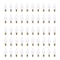 Bulbrite 40w Dimmable Clear CA8 Incandescent Light Bulbs Candelabra (E12) Base, 2700K Warm White Light, 50PK 861964 - alternate 1