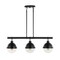Jonathan Y Caleb 33" 3-Light Industrial Farmhouse Iron/Glass Linear LED Pendant, Oil Rubbed Bronze/Clear JYL7591A - alternate 7