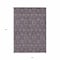 Homeroots 10' X 14' Purple Beige And Taupe Floral Washable Indoor Outdoor Area Rug 582307 - alternate 5