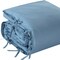 Homeroots Navy Blue King Linen 220 Thread Count Washable Duvet Cover Set 529007 - alternate 3