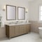 James Martin Vanities Chicago 72 in. Double Vanity, Walnut Whisper, w/ 3 CM Victorian Silver Silestone Top 503-V72-WLW-FVSL - alternate 3