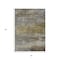 Homeroots 3' X 5' Taupe Brown And Gold Abstract Washable Indoor Outdoor Area Rug 630861 - alternate 6