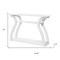 Homeroots 47" White Floor Shelf Console Table With Shelves 332809 - alternate 3