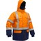 Bisley ANSI Type R Class 3 Jacket with Navy Bottom and X-Back 343M6450X-ORNV/2X - alternate 2