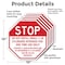 Signmission Stop Do Not Refill Small 1 Lb. Cyli, 10 inch X 10 inch, Aluminum Metal Signs, 5PK OC-A-5Pack-10-252 - alternate 4