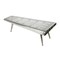 Homeroots 60" Silver Aluminum and Metal Coffee Table 389949 - alternate 1