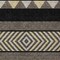 Homeroots 8' X 10' Black Ivory And Wheat Southwestern Washable Indoor Outdoor Area Rug 613888 - alternate 5