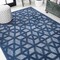 Jonathan Y Talaia Neutral Geometric Navy 4 ft. x 6 ft. Indoor/Outdoor Area Rug IBZ102B-4 - alternate 5