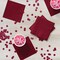 Touch Of Color Burgundy Red Beverage Napkins, 5"x5", 600PK 803122B - alternate 2
