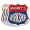 Signmission Manny's Workshop, 4 inch X 4 inch, Vinyl Decal, 5PK SHI-D-5PACK-4-489-MANNY - alternate 1