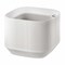 Crescent Garden TruDrop Modular Self-Watering Low Square Plant Box - Indoor/Outdoor - Cloud White, 20"x20"x16"H A614000 - alternate 1