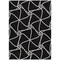Homeroots 3' X 5' Black And Ivory Geometric Washable Indoor Outdoor Area Rug 612851 - alternate 7
