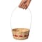 Wickerwise Multipurpose Hand-Woven Basket with Handle - Ideal as Gift Basket, Food Storage, Flower and QI004724 - alternate 6