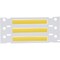 Brady 3 in. Core Low Smoke Zero Double Sided Heat Shrink Tubing, 0.125 in.x 2 in. W, Yellow, 0.235 in H 2LSZH-125-2-YL-S - alternate 2