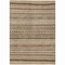 Homeroots 3' X 5' Chocolate And Taupe Striped Washable Indoor Outdoor Area Rug 615332 - alternate 4