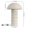 Jonathan Y Cremini 17.5" Modern Minimalist Plaster-Look Ribbed Mushroom Resin Cylinder LED Table Lamp, Cre, 2PK JYL9204A-SET2 - alternate 7