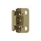 Amerock 1/2in 13mm Overlay Self Closing Partial Wrap Golden Champagne Cabinet Hinge, 1 Pair BPR7550BBZ - alternate 1