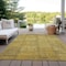 Homeroots 8' X 10' Gold Wheat And Gray Patchwork Washable Indoor Outdoor Area Rug 581602 - alternate 6