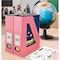 Acrimet Magazine File Holder Vertical Rack, Durable Plastic Desk Organizer, Solid Pink, 2PK 277.9 - alternate 4