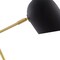 Homeroots 22" Black Iron Desk Table Lamp With Black Bell Shade 530922 - alternate 5