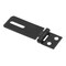 Prime-Line Door and Gate, Safety Hasp Hinge Latch with Fixed Staple 1-3/4 inch with Screws, Matte Black U 117018 - alternate 3