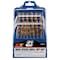 Performance Tool 21 pc. Drill Bit Set, Titanium Coated, Assorted Sizes, Metal Plastic Wood W9016 - alternate 3