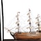 Homeroots 32" Wood Brown Solid Wood Hand Painted HMS Victory Medium Display Case Model Boat 401843 - alternate 2