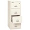 Fireking 4 Drawer, 1 Hr Fire & impact rated, 25" depth Letter Ivory White 4-1825-CIW - alternate 3