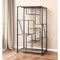 Homeroots Gray And Brown Metal Eight Tier Bookcase 486284 - alternate 5