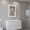 Homeroots 15" White Wood Floating Bathroom Vanity 571355 - alternate 7