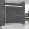 Fab Glass And Mirror Bypass Sliding Tub Shower Door Sorrento Lux Series Adjustable 56in-60in Width 58in Height - Semi-F SHSOL60X58CH - alternate 1