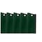 Homeroots 72" Dark Green Vinyl Shower Curtain Liner 548972 - alternate 1