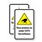 Signmission These Premises Are Under CCTV Surveillance, 18'' X 24'' 2 Signs, Heavy Gauge Aluminum, 2PK A-1824-2PACK-2977 - alternate 1