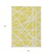 Homeroots 10' X 14' Yellow And Linen Geometric Washable Indoor Outdoor Area Rug 600503 - alternate 6