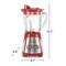 Hamilton Beach Power Elite 700 Watt Glass Jar Blender in Red 750124649M - alternate 6