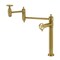 Kingston Brass Deck Mount Pot Filler Faucet with Knurled Handle, Brushed Brass KS3707RKZ - alternate 1