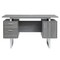 Homeroots 51" Gray Wood Computer Desk With Two Drawers 723751 - alternate 1