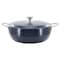 Oster Cartagena 9.3 Quart Nonstick Aluminum Caldero with Lid in Dark Blue 143700.02 - alternate 1
