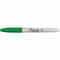 Sharpie Permanent Marker, Green, Fine Tip, Capped, 12 PK 30004 - alternate 1