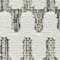 Homeroots 8' Cream and Beige Geometric Distressed Indoor Outdoor Runner Rug 558814 - alternate 5
