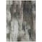 Homeroots 5' X 8' Gray And Black Abstract Washable Indoor Outdoor Area Rug 563605 - alternate 6